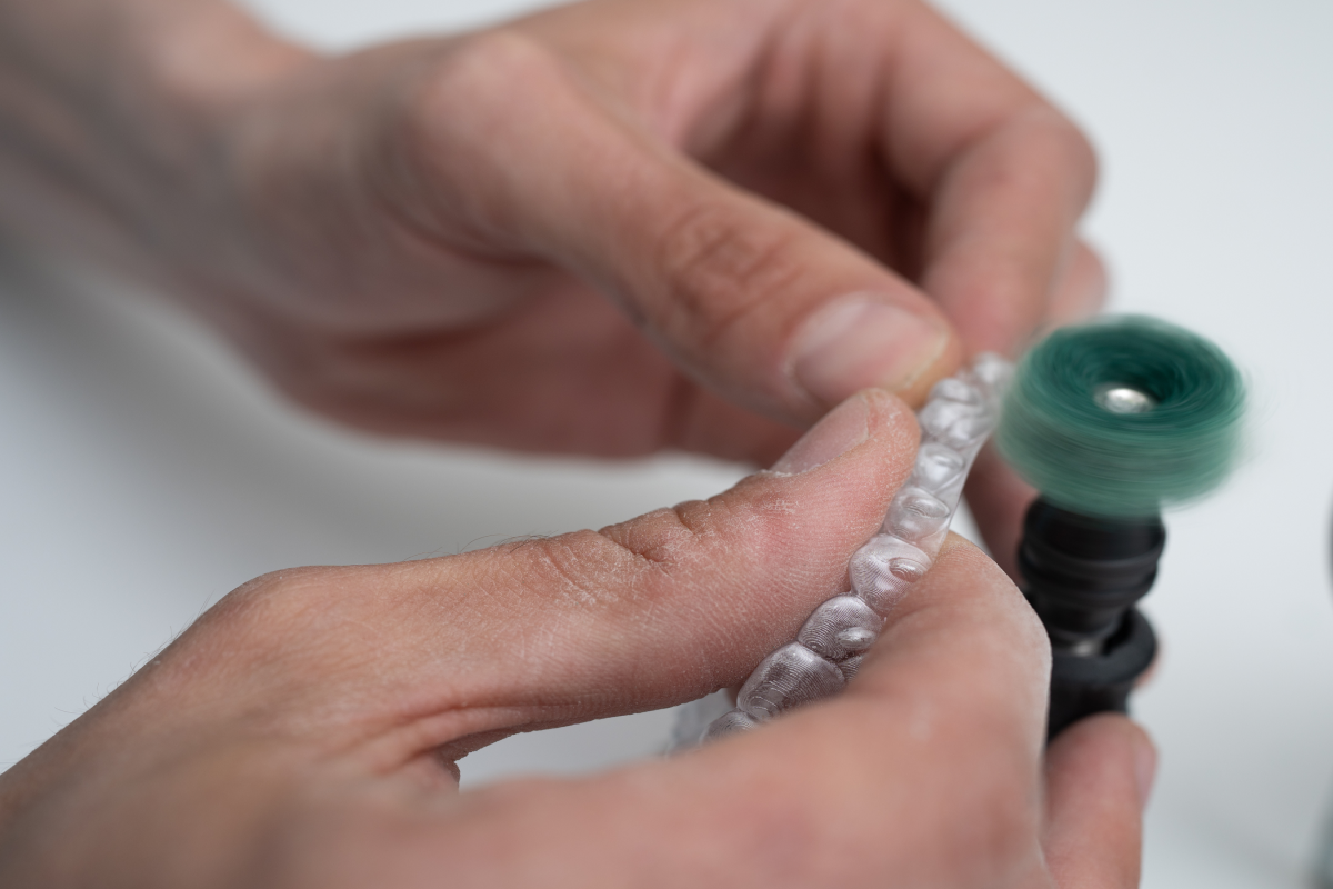 Pilier Smooth de la méthode Ortho5S pour aligneurs in-office